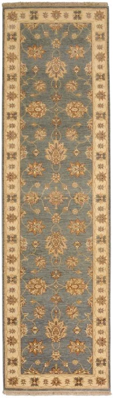 Wool Ziegler Pakistani Rug 85 × 306 cm, hand-knotted