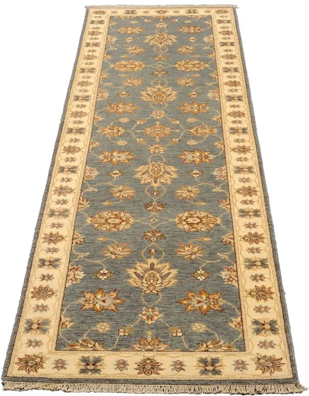 Alternative view of Wool Ziegler Pakistani Rug 85 × 306 cm, hand-knotted