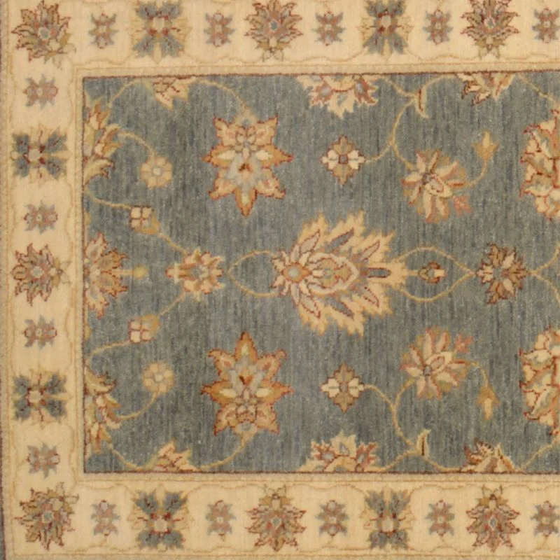 Wool Ziegler Pakistani Rug 85 × 306 cm, hand-knotted - Image 4
