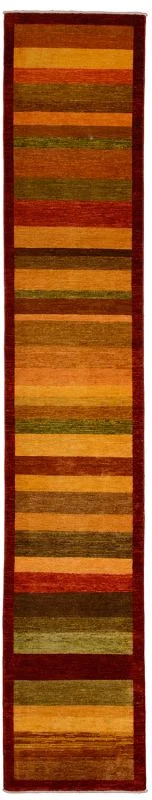 Wool Ziegler Pakistani Rug 77 × 428 cm, hand-knotted
