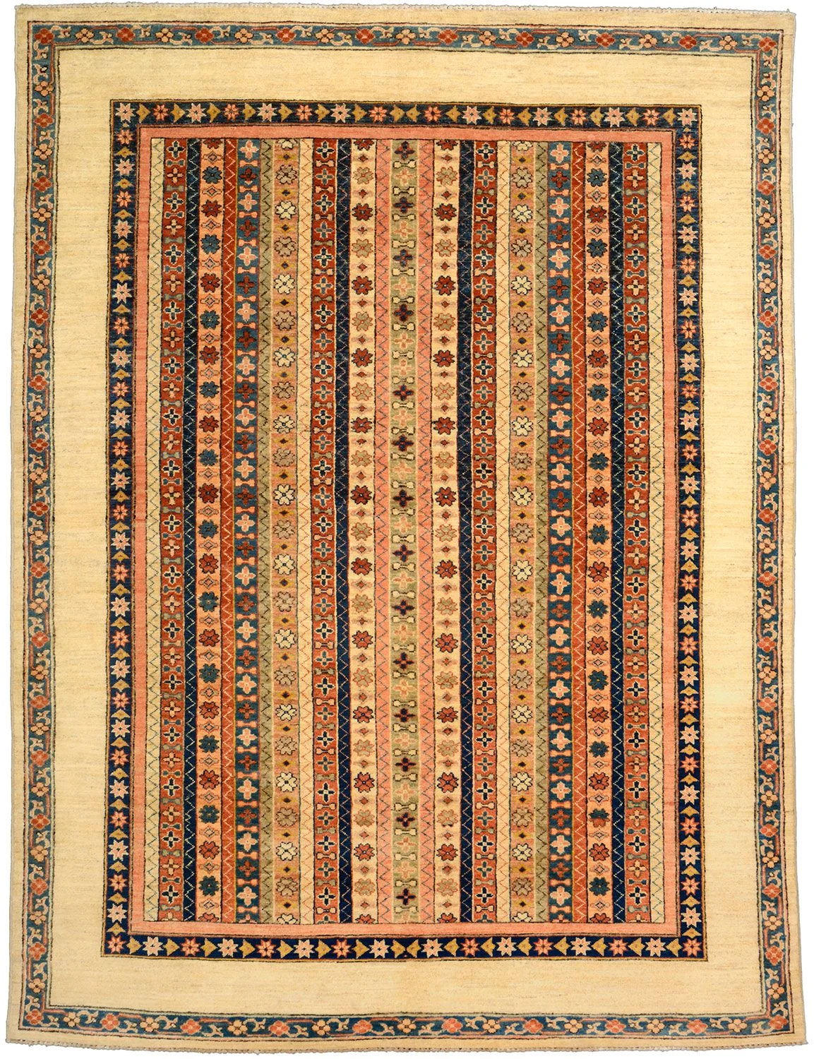 Ziegler Afghan Rug 177 × 233 cm in Wool, hand-knotted