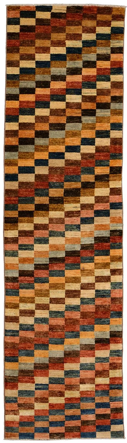 Wool Ziegler Pakistani Rug 76 × 294 cm, hand-knotted