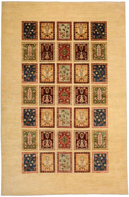 Wool Ziegler Pakistani Rug 177 × 266 cm, hand-knotted