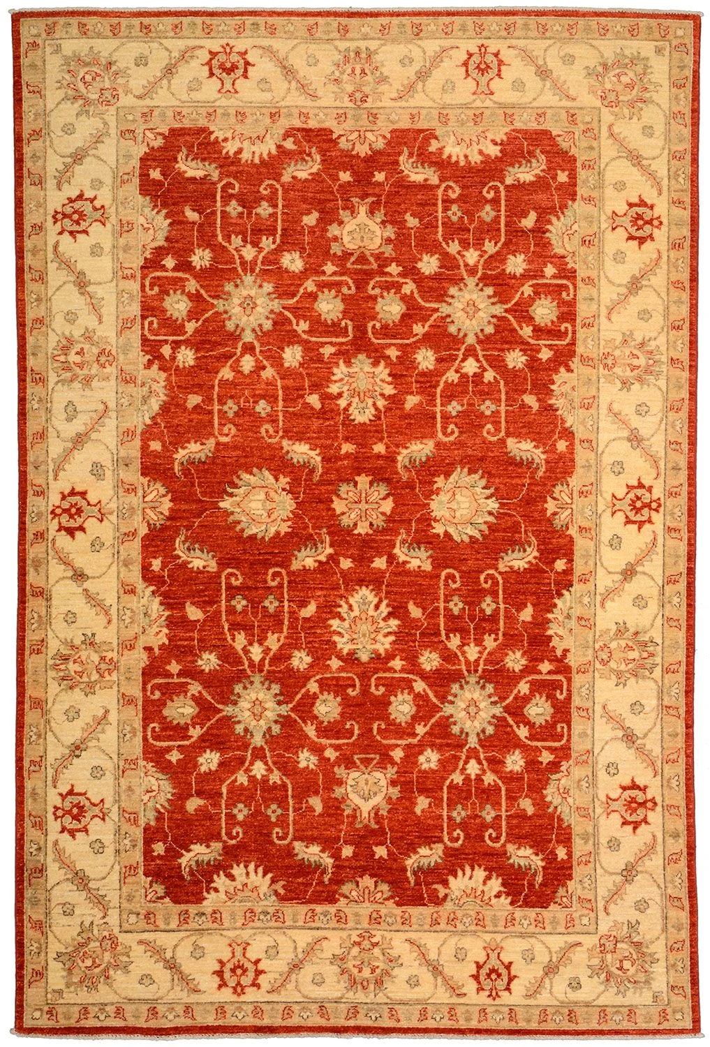Ziegler Pakistani Rug 161 × 245 cm in Wool, hand-knotted
