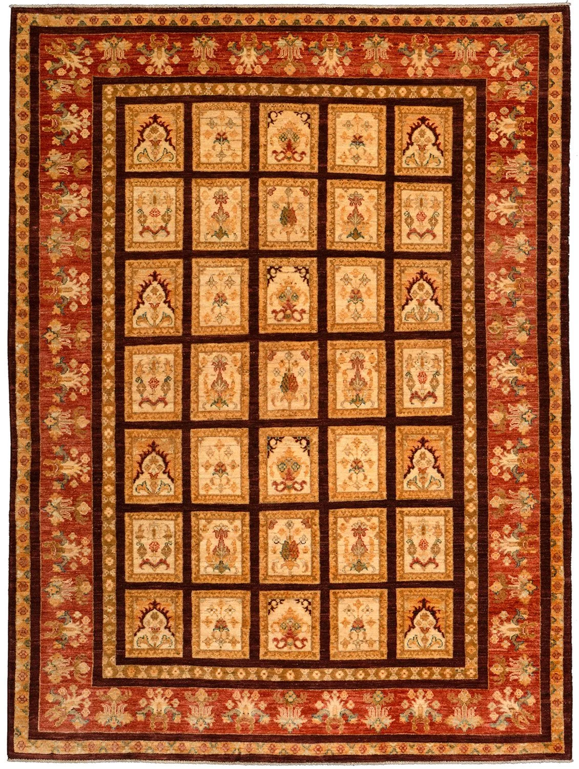 Ziegler Pakistani Rug 176 × 234 cm in Wool, hand-knotted