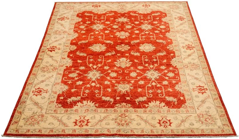 Alternative view of Ziegler Pakistani Rug 161 × 245 cm in Wool, hand-knotted