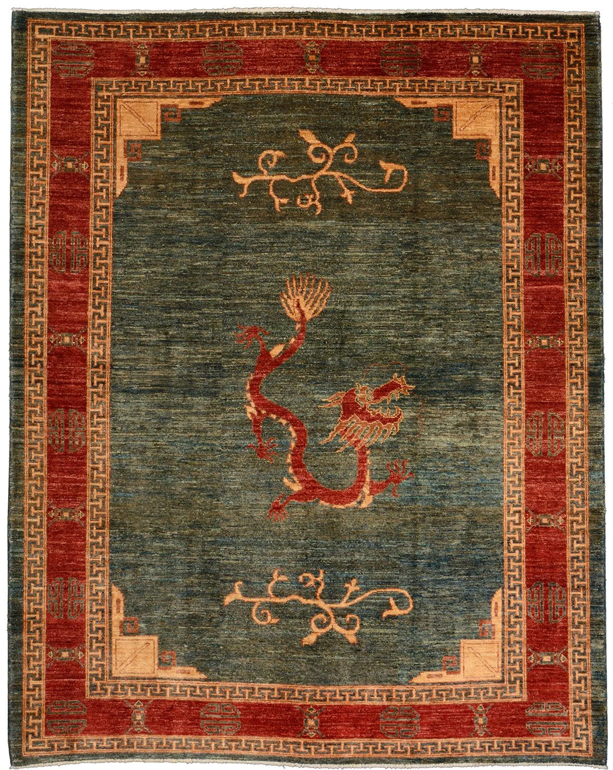 Wool Ziegler Pakistani Rug 197 × 249 cm, hand-knotted
