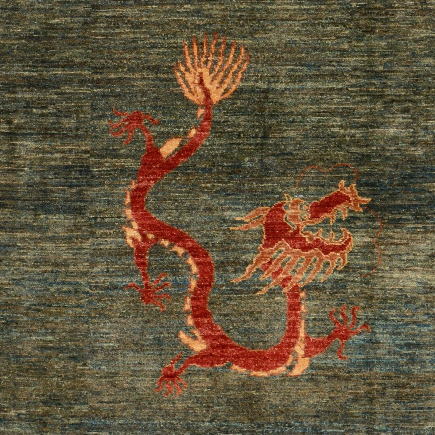 Wool Ziegler Pakistani Rug 197 × 249 cm, hand-knotted - Image 4