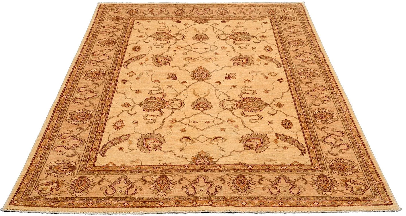 Alternative view of Wool Ziegler Pakistani Rug 183 × 258 cm, hand-knotted