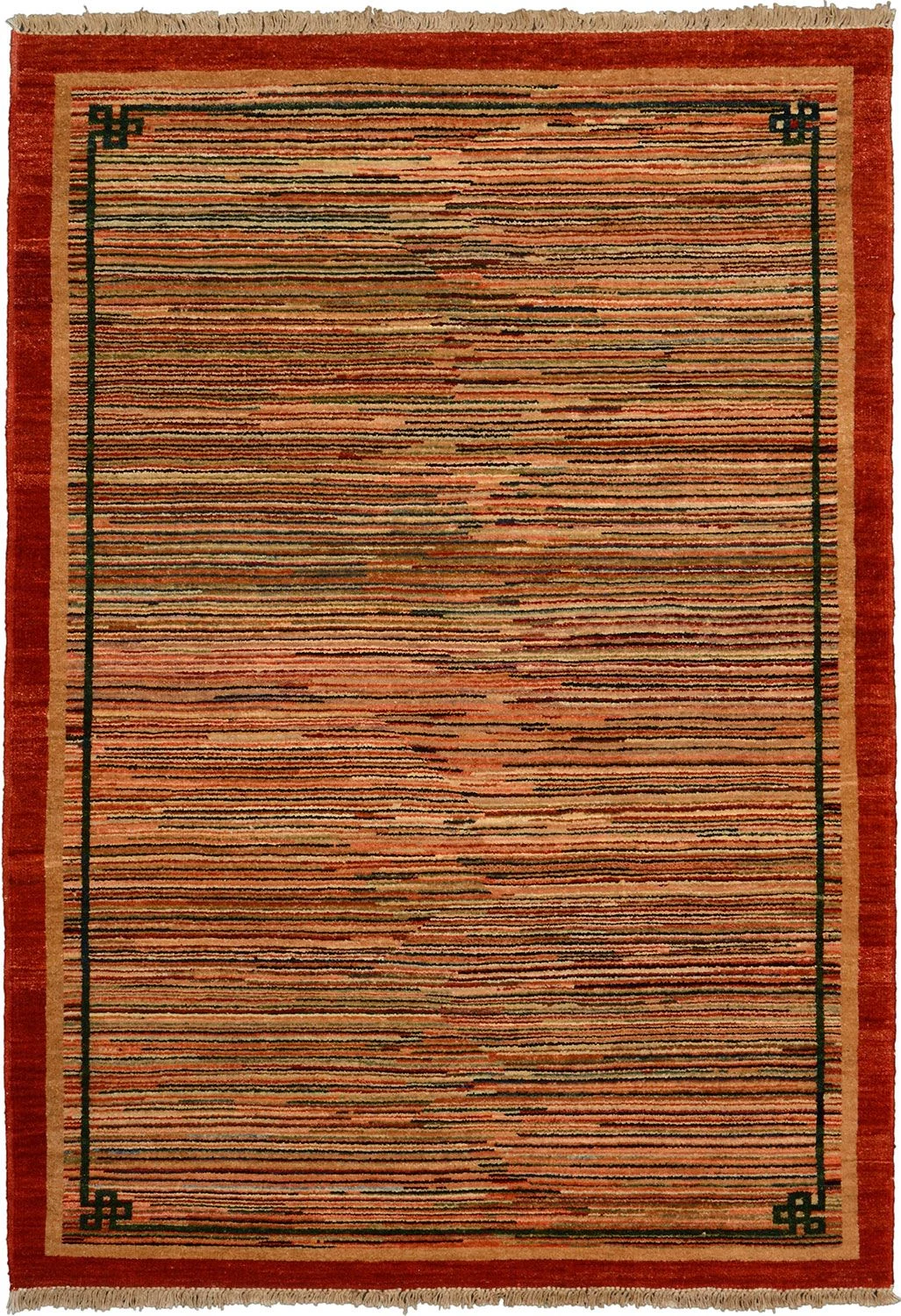 Hand-Knotted Ziegler Pakistani Rug, 123 × 175 cm, Wool