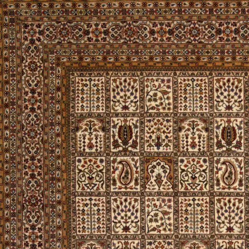 Wool Qom Indian Rug 200 × 292 cm, hand-knotted - Image 4