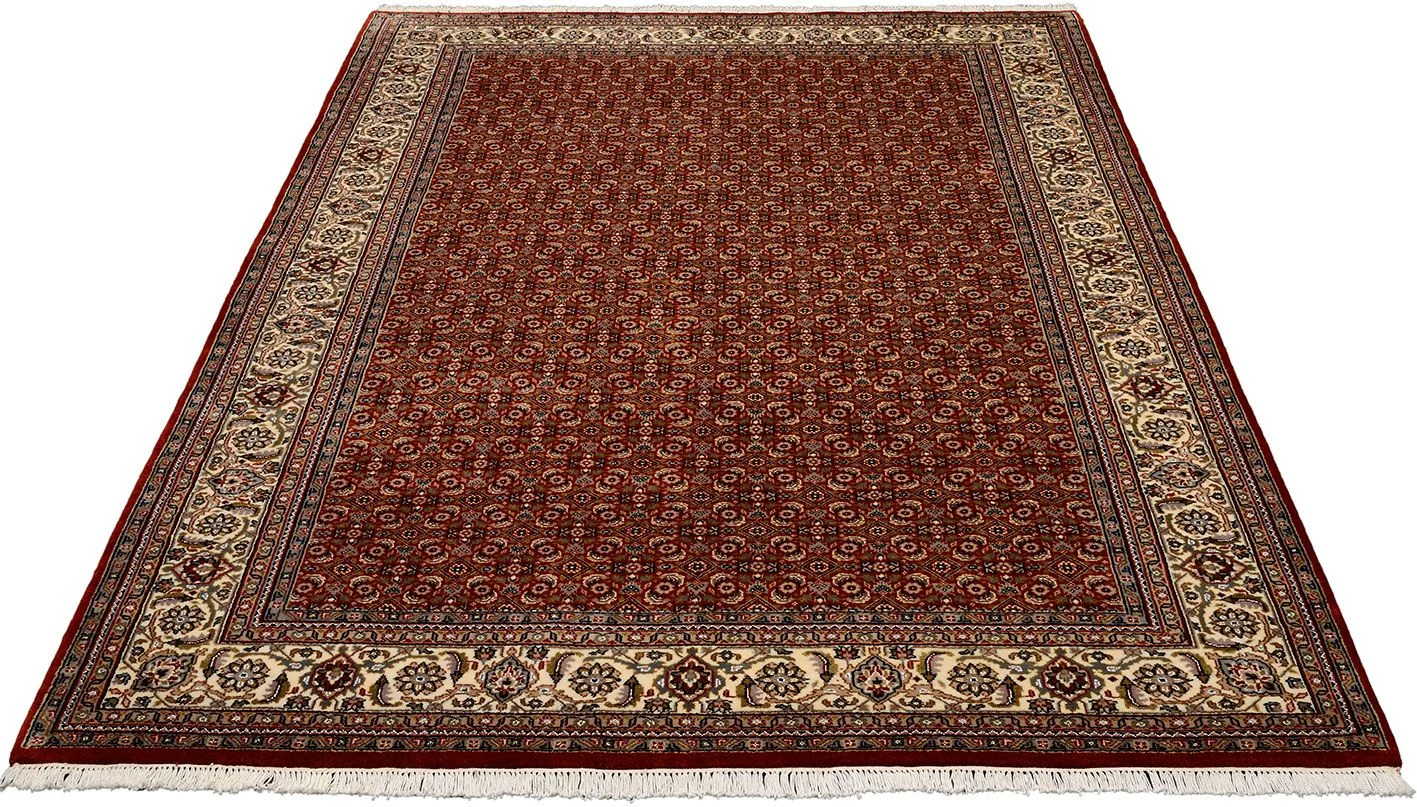 Alternative view of Wool Tabriz Indian Rug 200 × 293 cm, hand-knotted