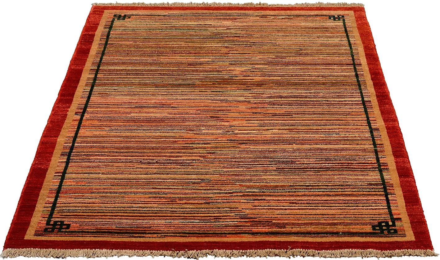 Alternative view of Hand-Knotted Ziegler Pakistani Rug, 123 × 175 cm, Wool