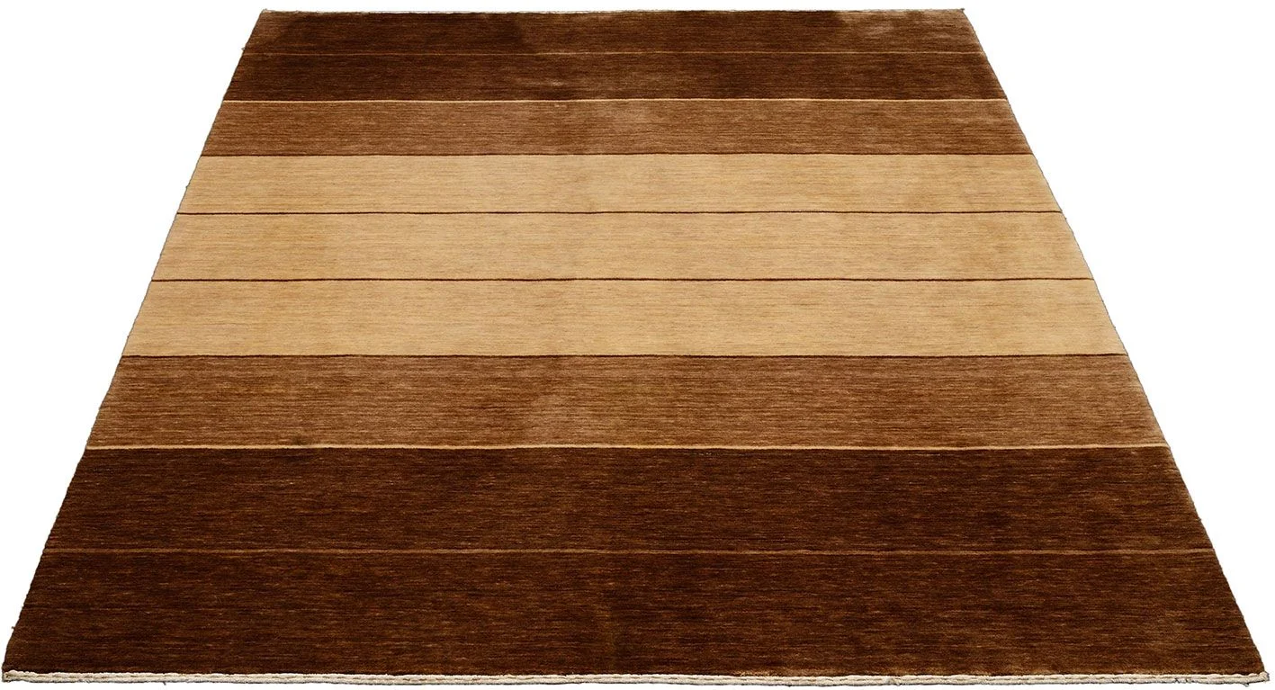Alternative view of Hand-Knotted Loribaft Indian Rug, 170 × 240 cm, Wool