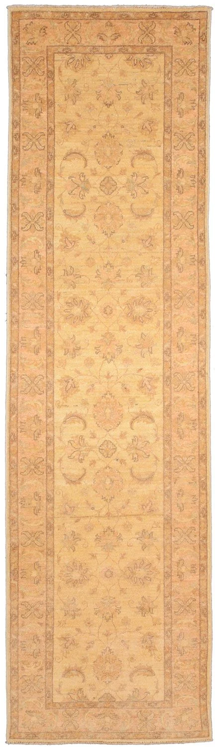 Wool Ziegler Pakistani Rug 80 × 298 cm, hand-knotted