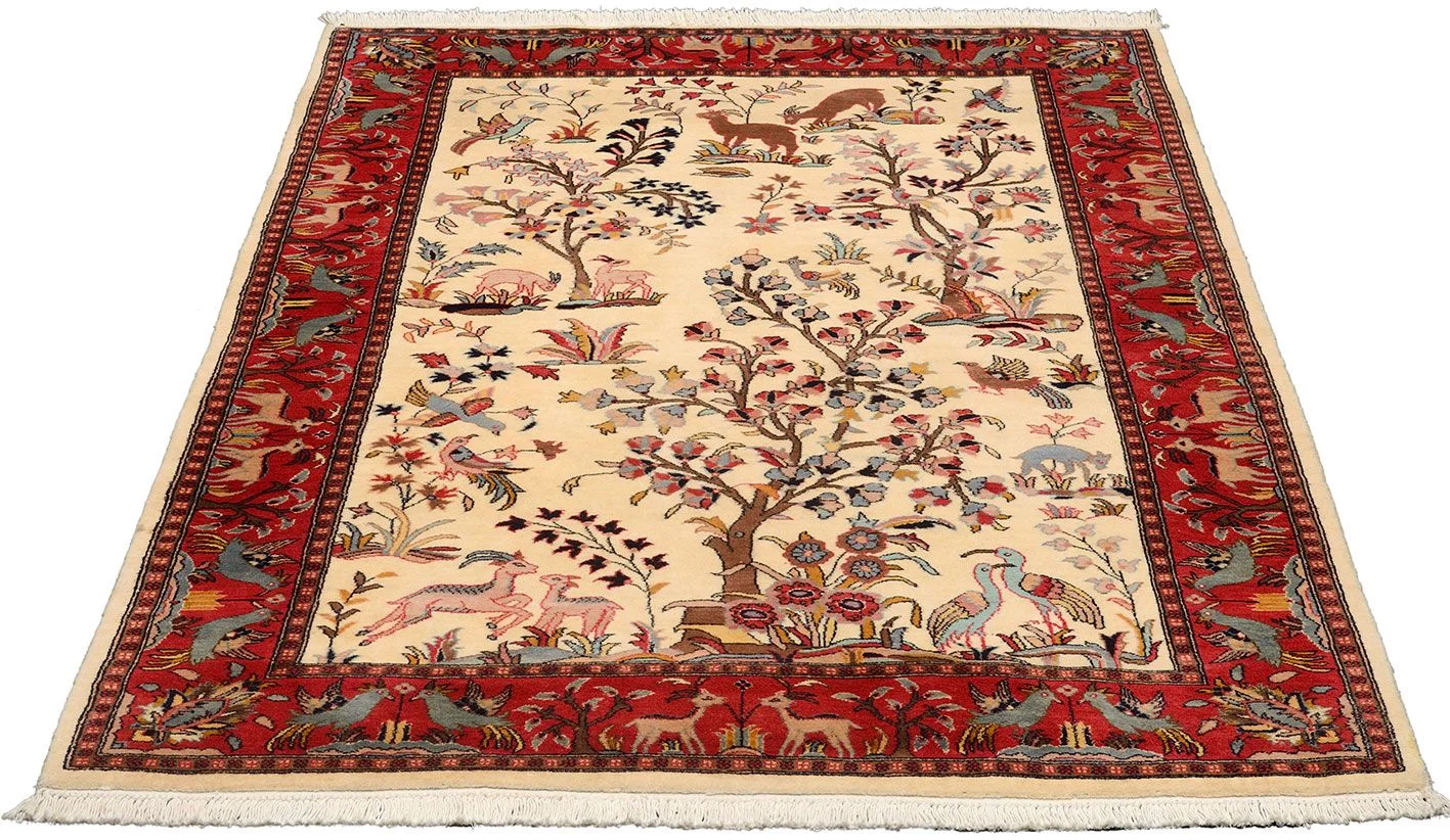 Alternative view of Tabriz Pakistani Rug 125 × 185 cm in Wool, hand-knotted