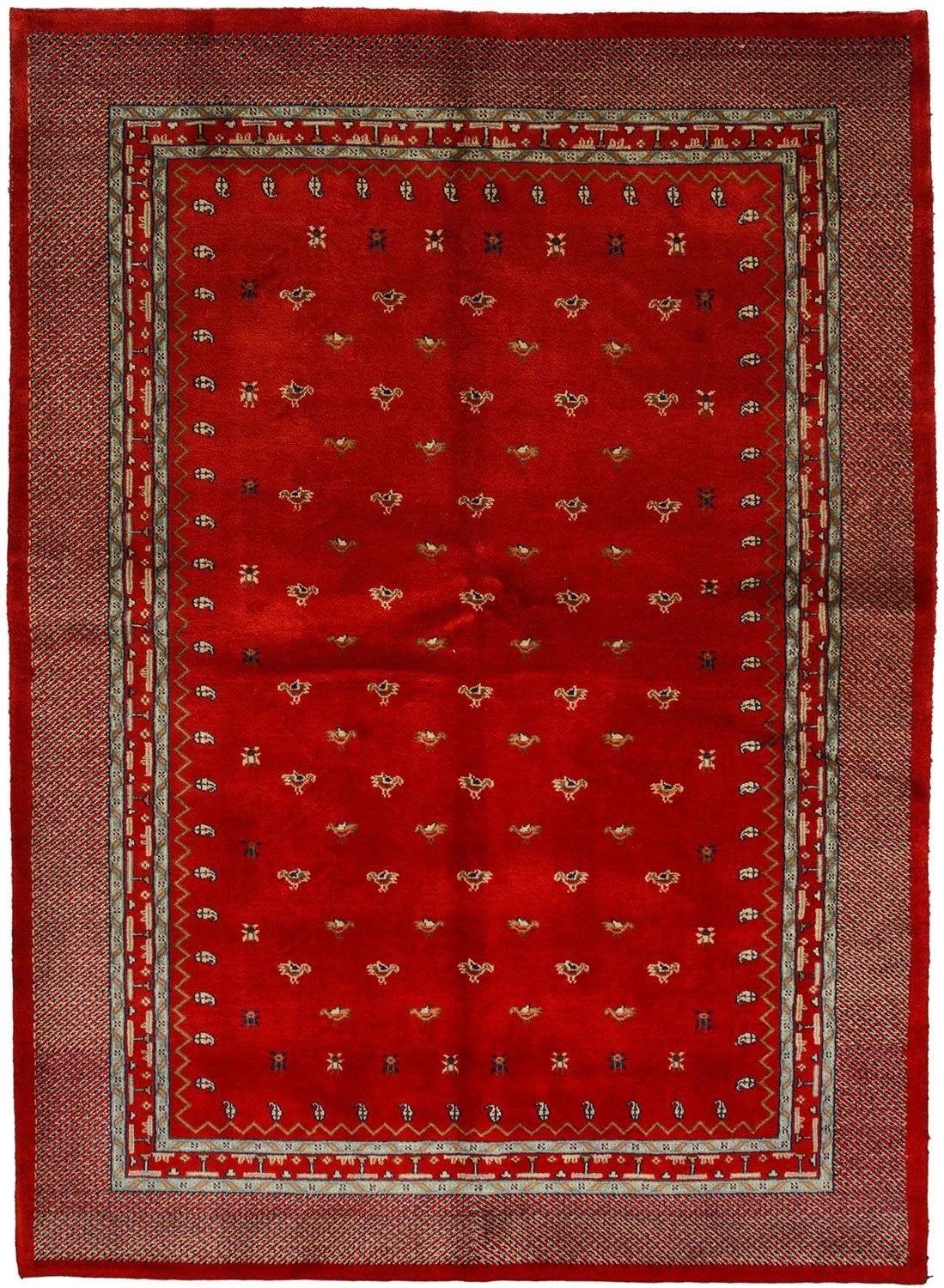 Wool Loribaft Indian Rug 175 × 235 cm, hand-knotted