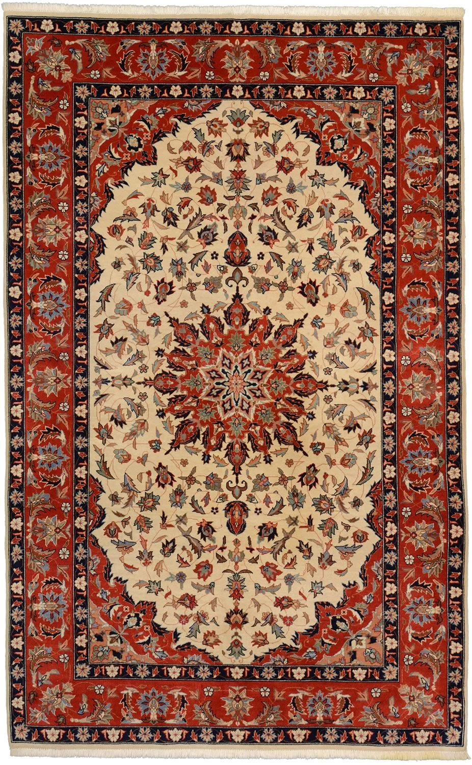 Wool Tabriz Chinese Rug 150 × 243 cm, hand-knotted
