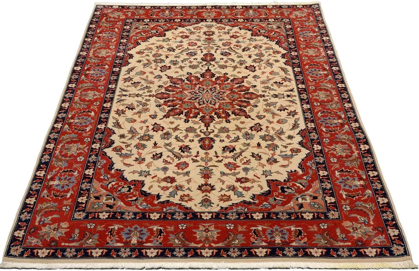 Alternative view of Wool Tabriz Chinese Rug 150 × 243 cm, hand-knotted