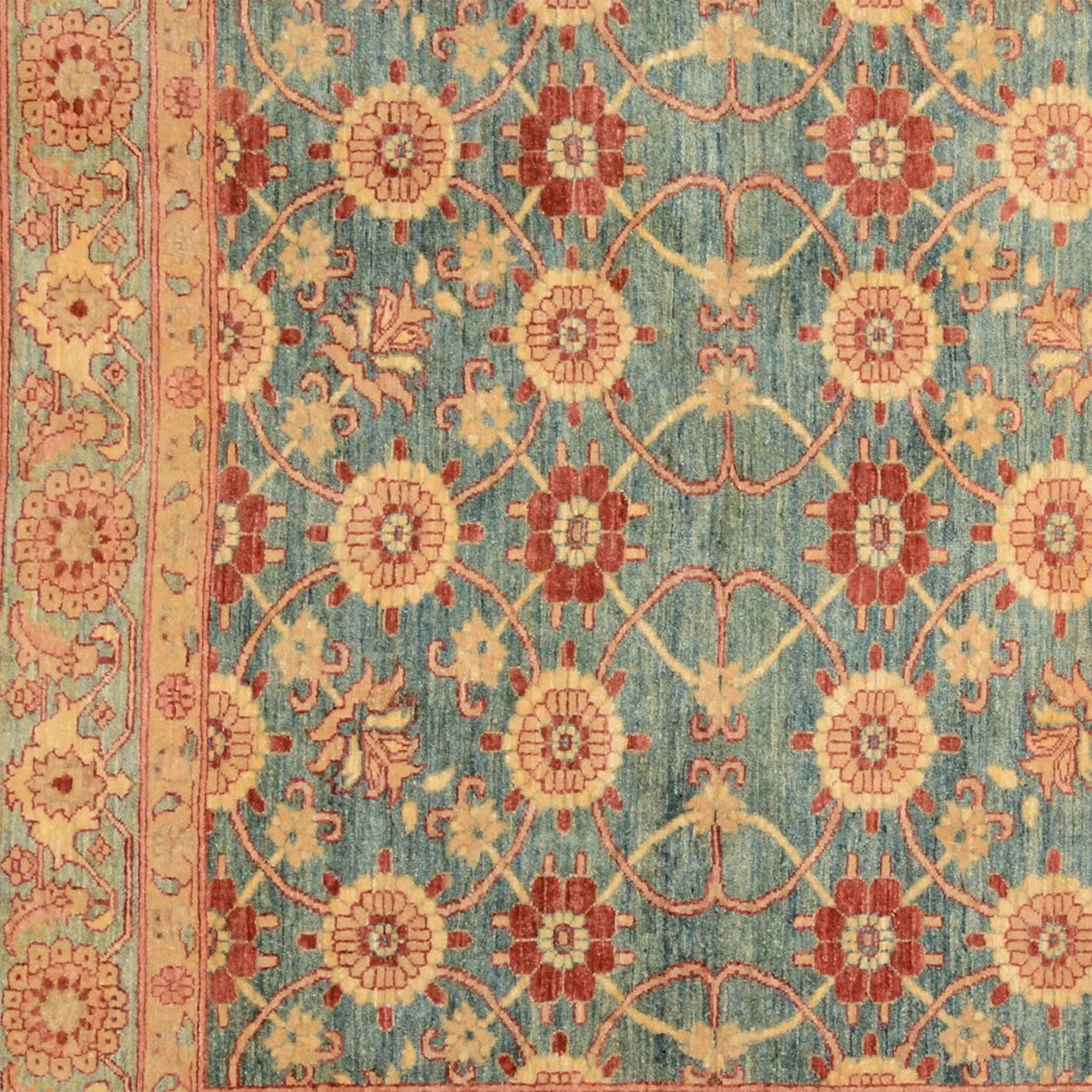 Hand-Knotted Ziegler Pakistani Rug, 182 × 283 cm, Wool - Image 4