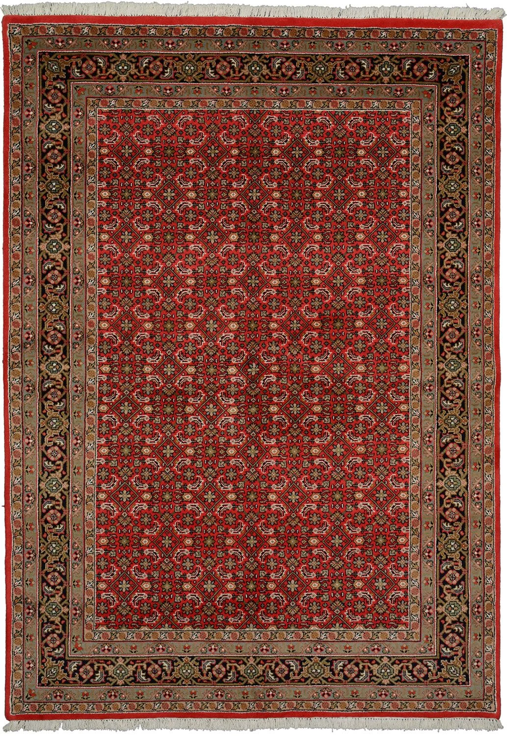 Bijar Indian Rug 170 × 241 cm in Wool, hand-knotted