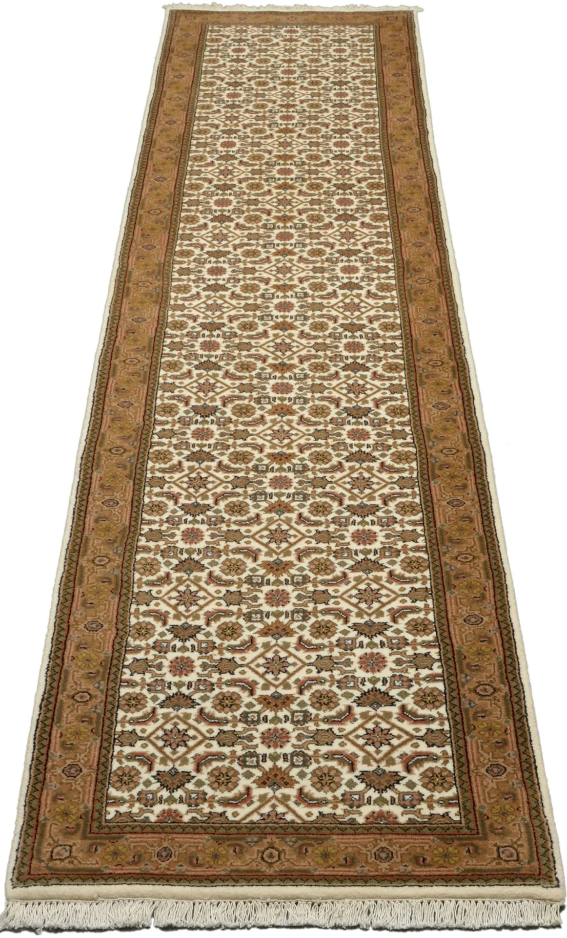 Alternative view of Wool Bijar Indian Rug 78 × 346 cm, hand-knotted