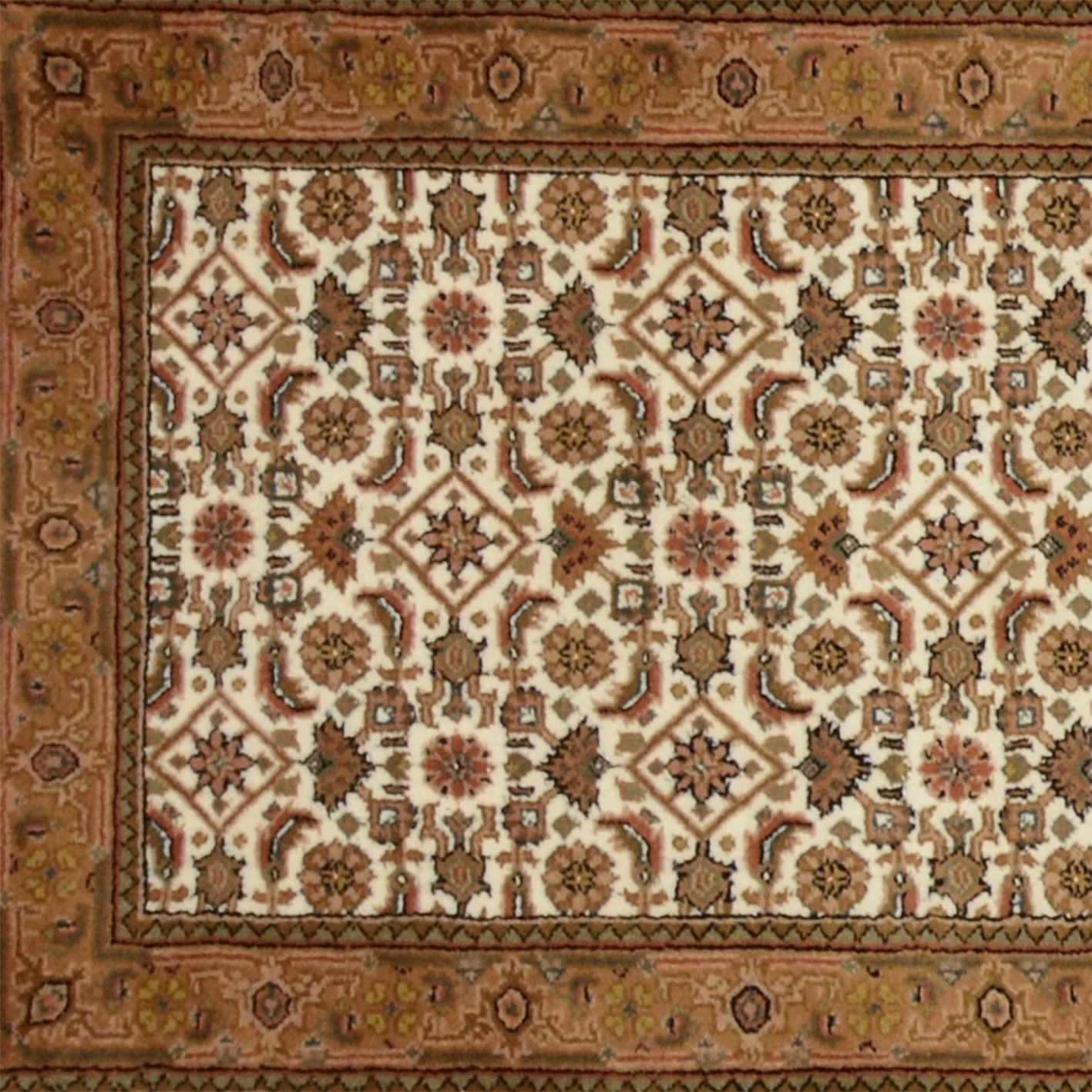 Wool Bijar Indian Rug 78 × 346 cm, hand-knotted - Image 4