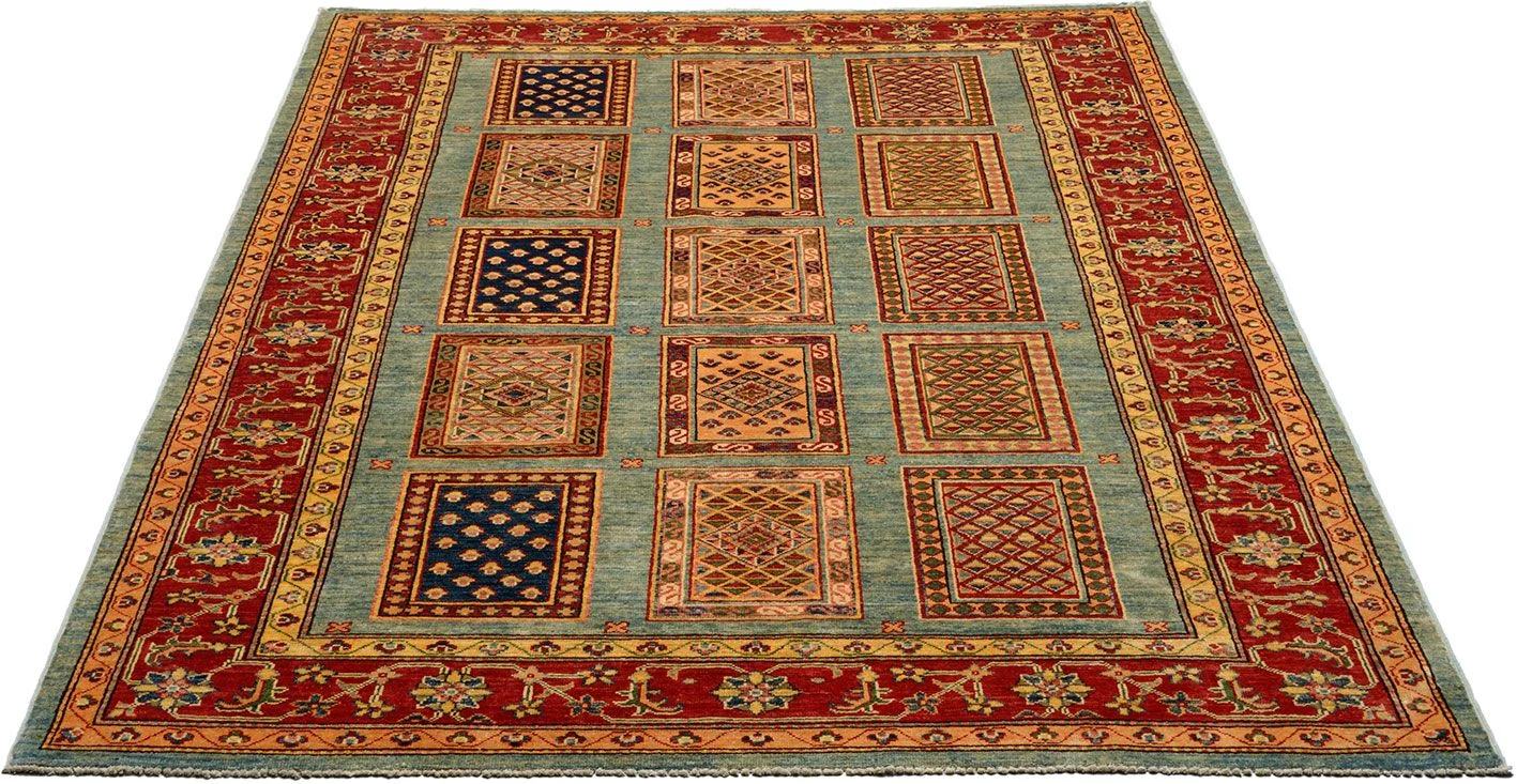 Alternative view of Ziegler Pakistani Rug 180 × 241 cm in Wool, hand-knotted