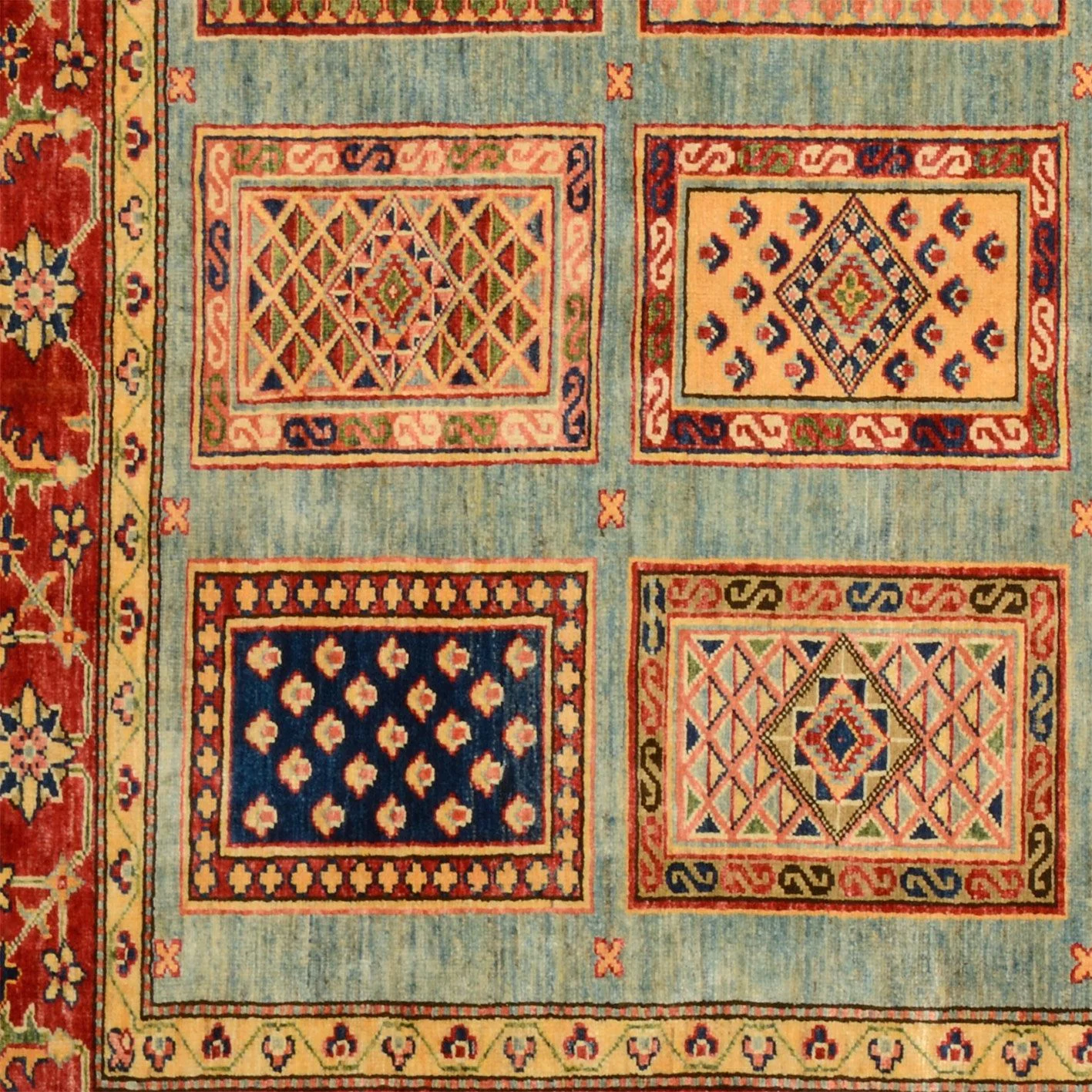 Ziegler Pakistani Rug 180 × 241 cm in Wool, hand-knotted - Image 4