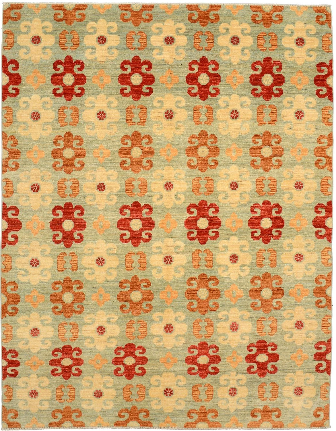 Wool Ziegler Pakistani Rug 177 × 225 cm, hand-knotted