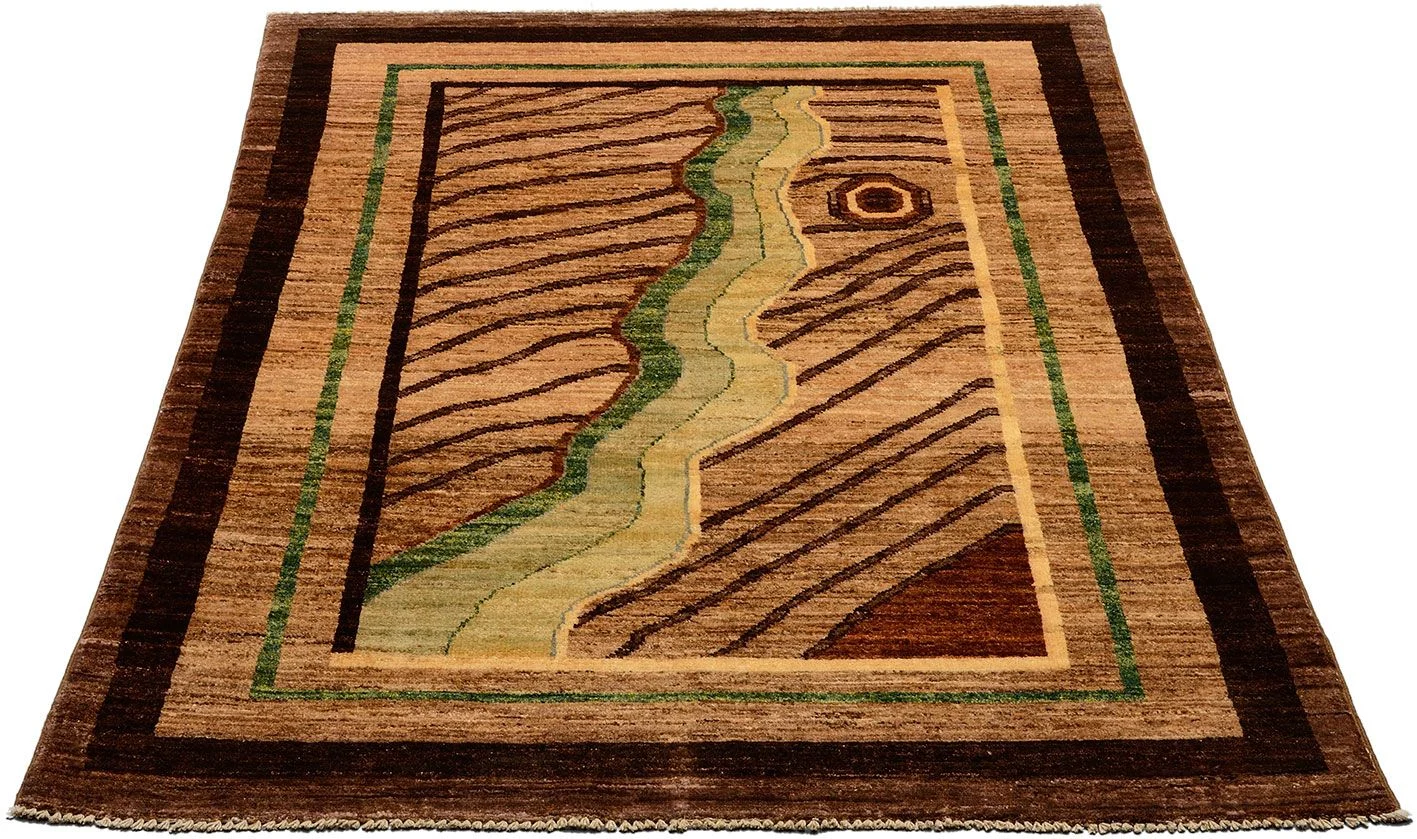 Alternative view of Ziegler Pakistani Rug 121 × 170 cm in Wool, hand-knotted