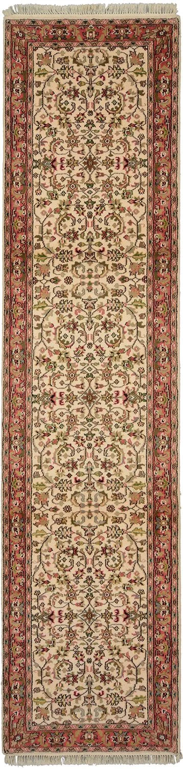 Hand-Knotted Bijar Indian Rug, 82 × 348 cm, Wool