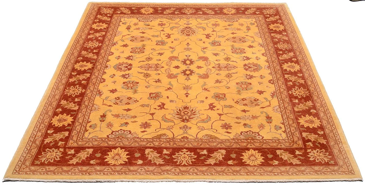 Alternative view of Wool Ziegler Pakistani Rug 202 × 246 cm, hand-knotted