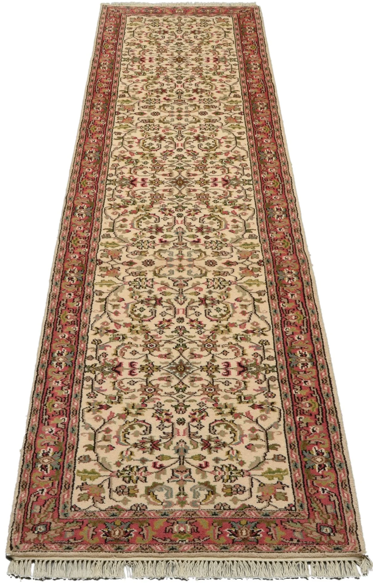 Alternative view of Hand-Knotted Bijar Indian Rug, 82 × 348 cm, Wool