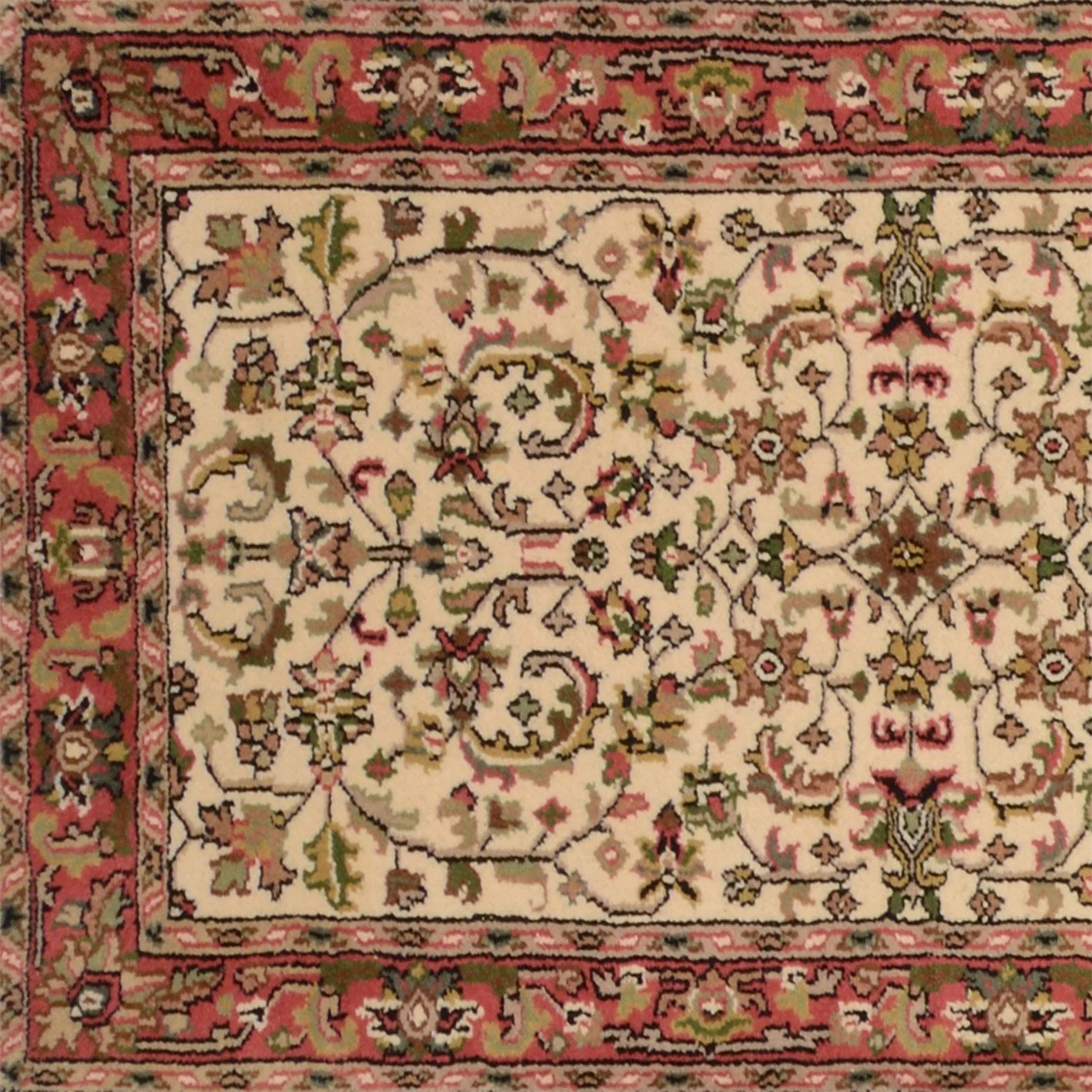 Hand-Knotted Bijar Indian Rug, 82 × 348 cm, Wool - Image 4