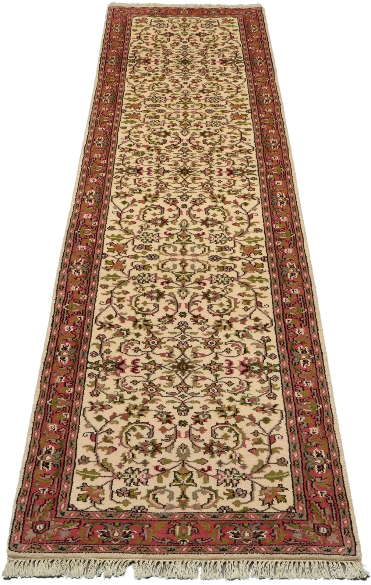 Alternative view of Hand-Knotted Bijar Indian Rug, 79 × 341 cm, Wool