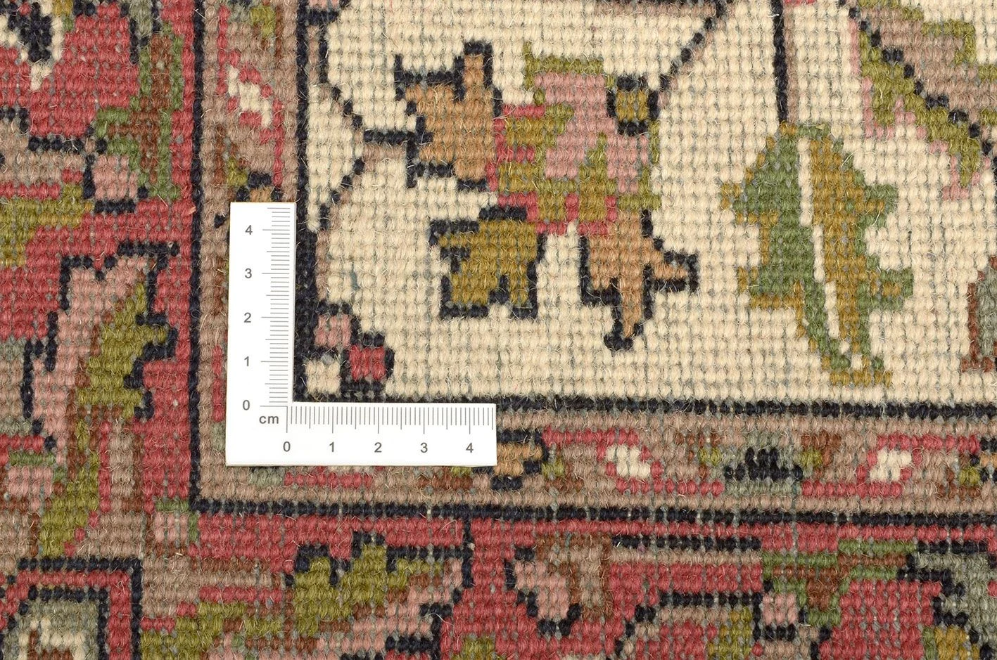 Hand-Knotted Bijar Indian Rug, 79 × 341 cm, Wool - Image 3