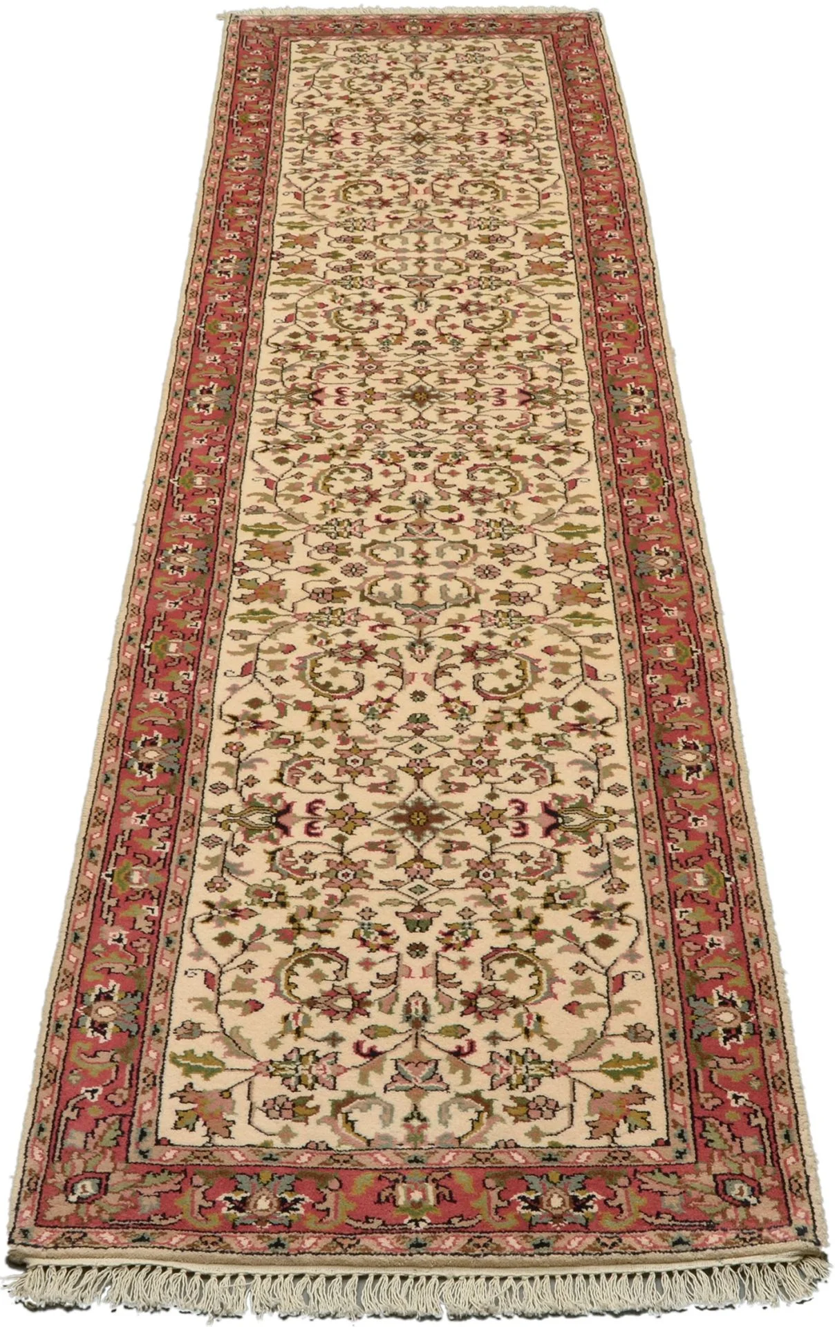 Alternative view of Bijar Indian Rug 79 × 330 cm in Wool, hand-knotted