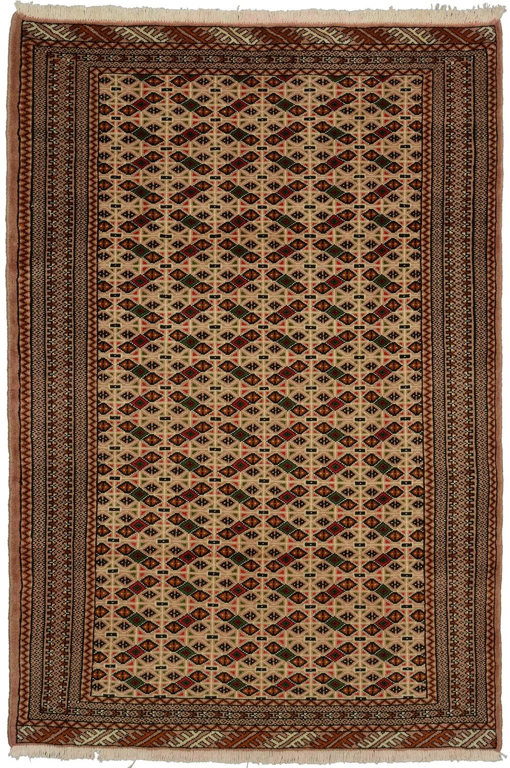 Pakistani Rug 122 × 190 cm in Wool, hand-knotted