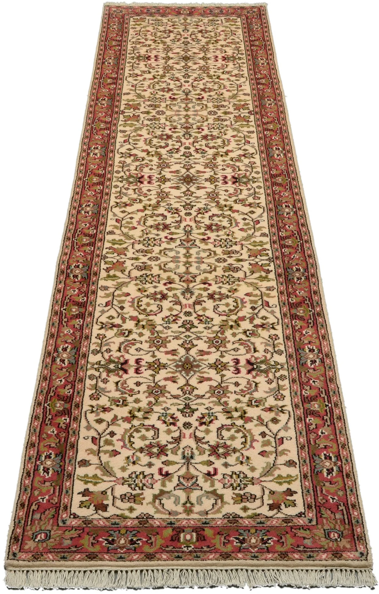 Alternative view of Bijar Indian Rug 81 × 333 cm in Wool, hand-knotted