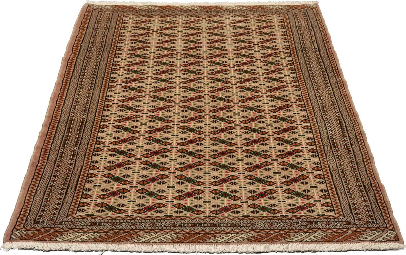 Alternative view of Pakistani Rug 122 × 190 cm in Wool, hand-knotted