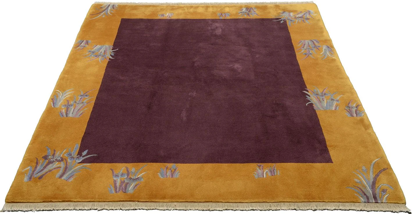 Alternative view of Hand-Knotted Peking Chinese Rug, 204 × 256 cm, Wool