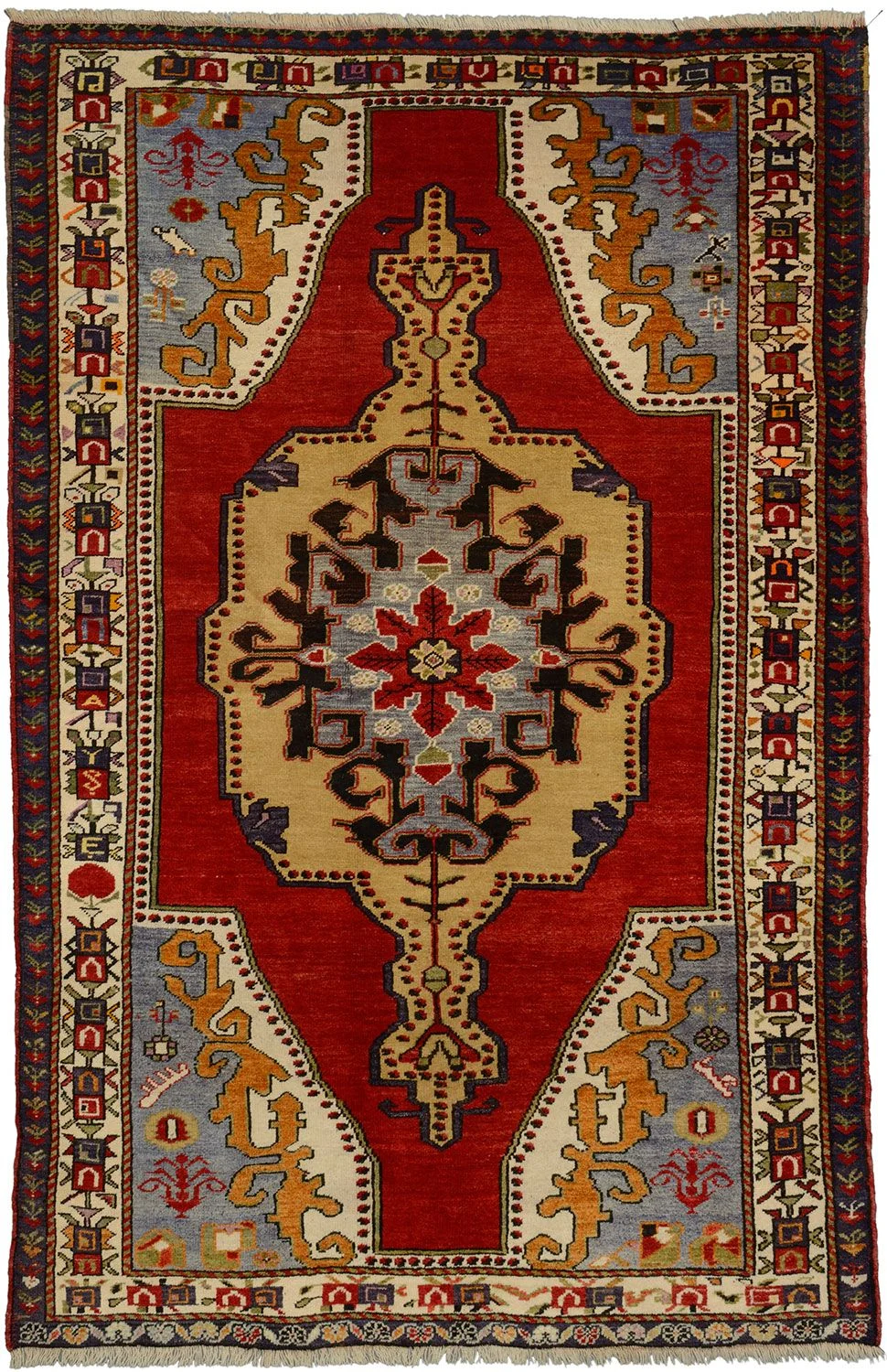 Hand-Knotted Turkish Rug, 150 × 230 cm, Wool