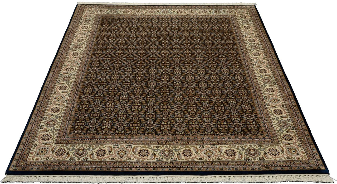 Alternative view of Wool Tabriz Indian Rug 201 × 244 cm, hand-knotted