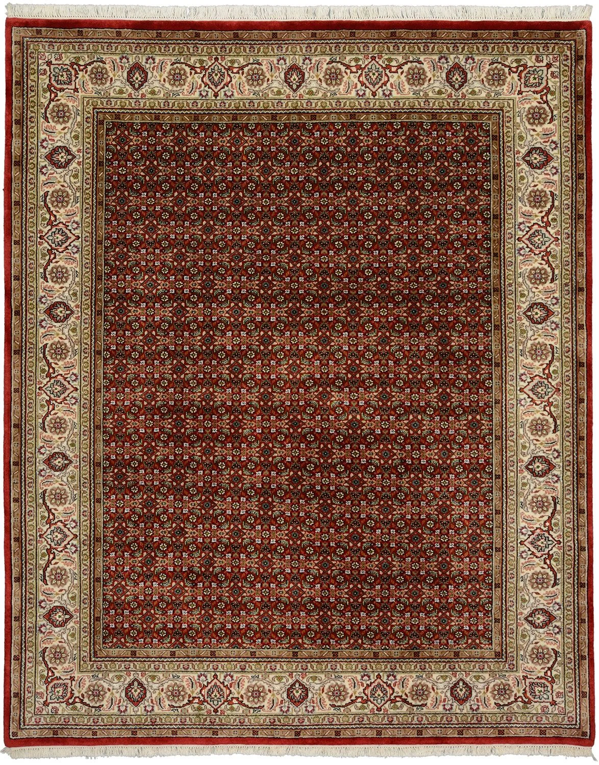 Tabriz Indian Rug 201 × 247 cm in Wool, hand-knotted