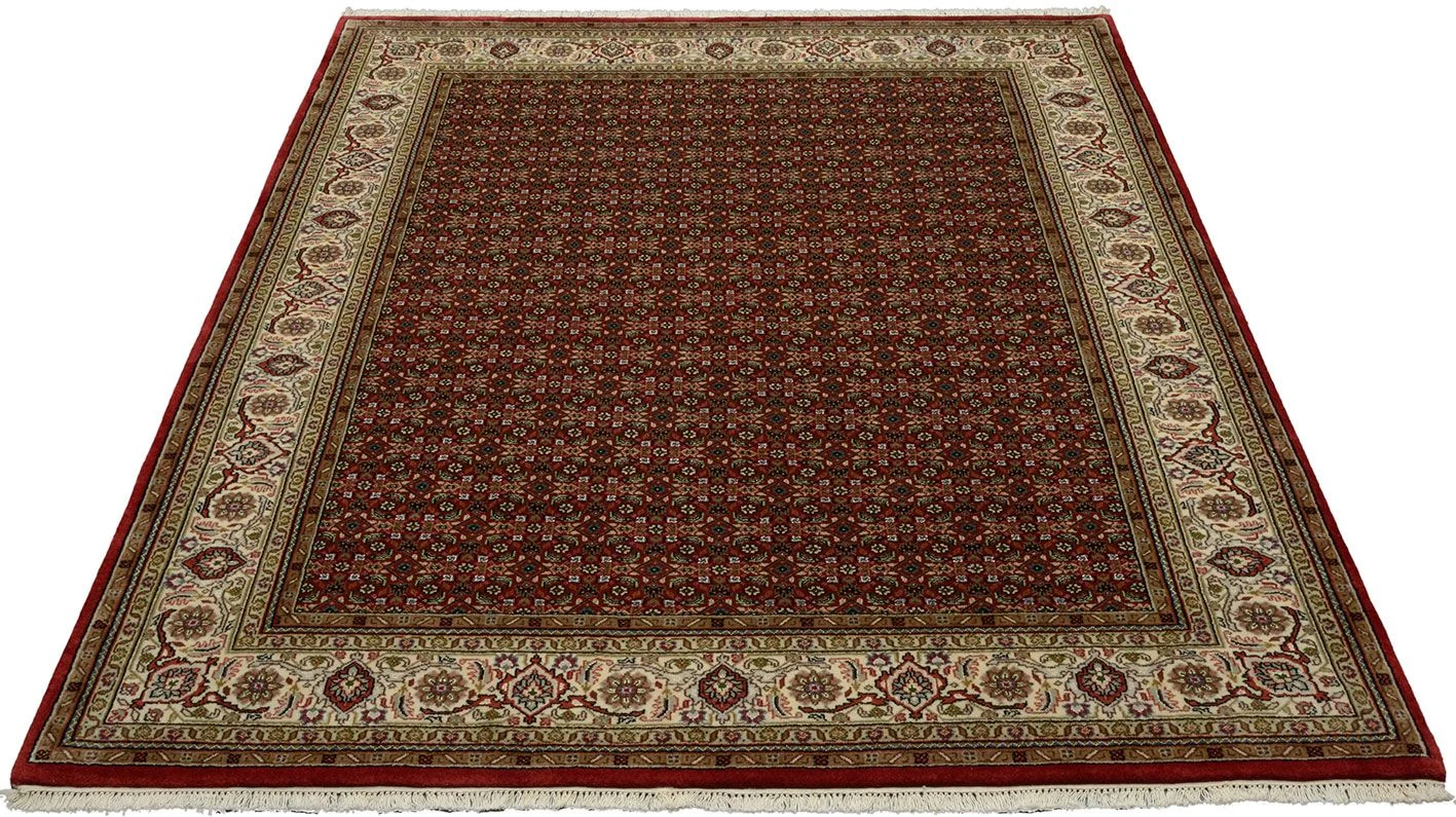 Alternative view of Tabriz Indian Rug 201 × 247 cm in Wool, hand-knotted