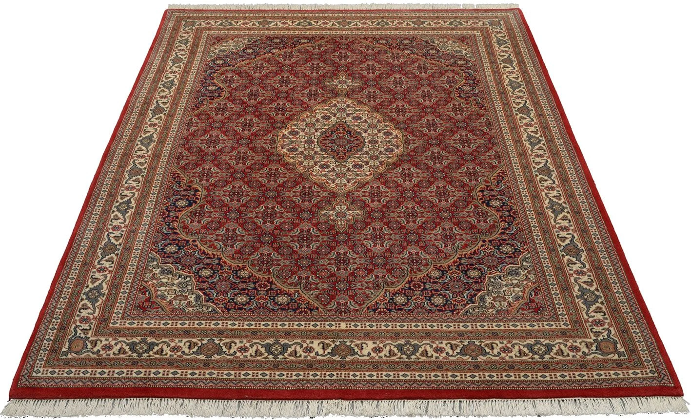 Alternative view of Hand-Knotted Tabriz Indian Rug, 200 × 255 cm, Wool