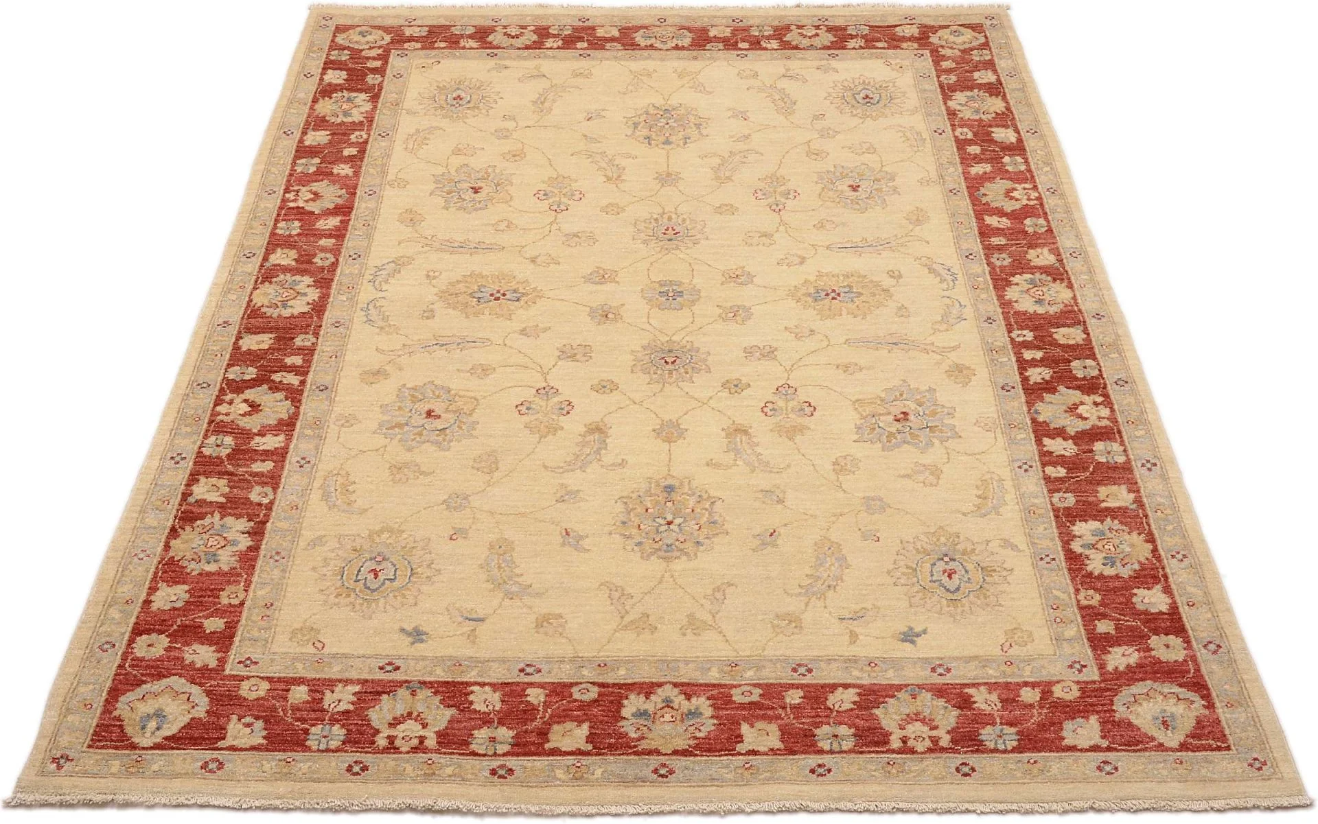 Alternative view of Ziegler Pakistani Rug 238 × 163 cm in Wool, hand-knotted