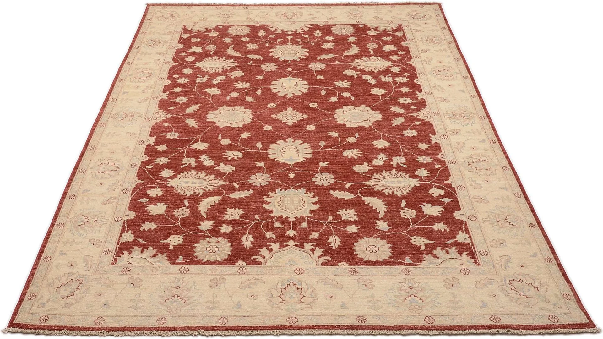Alternative view of Wool Ziegler Pakistani Rug 191 × 291 cm, hand-knotted