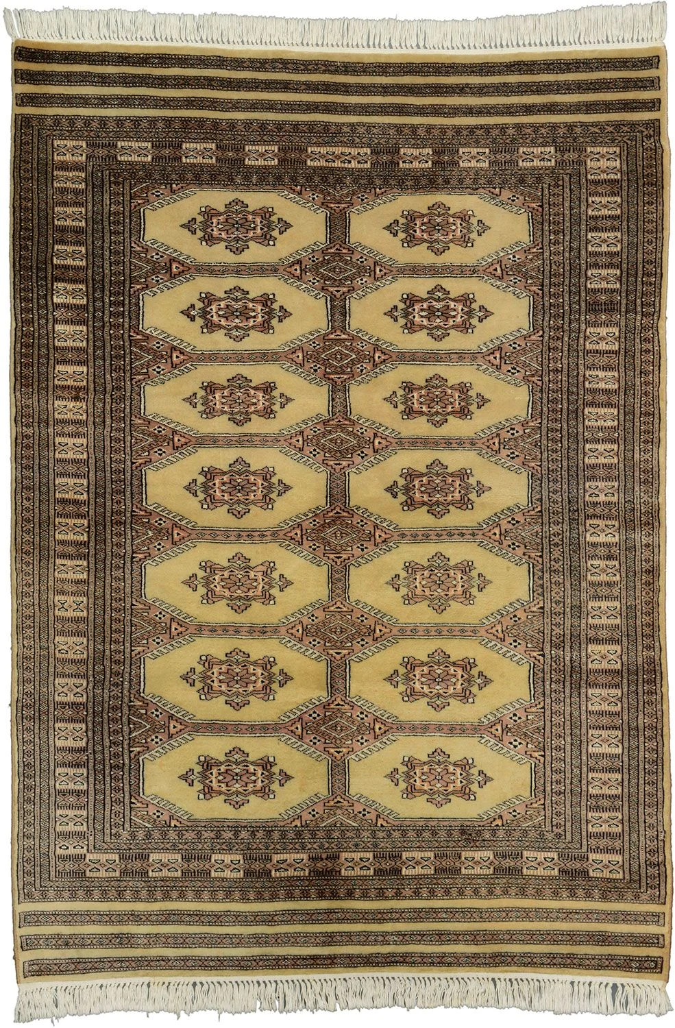 Pakistani Rug 126 × 170 cm in Wool, hand-knotted